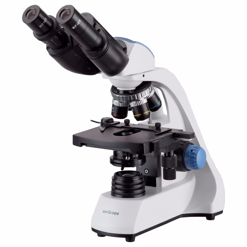 Microscope Compound 40X - AmScope 40X-2000X LED Binocular Compound Microscope