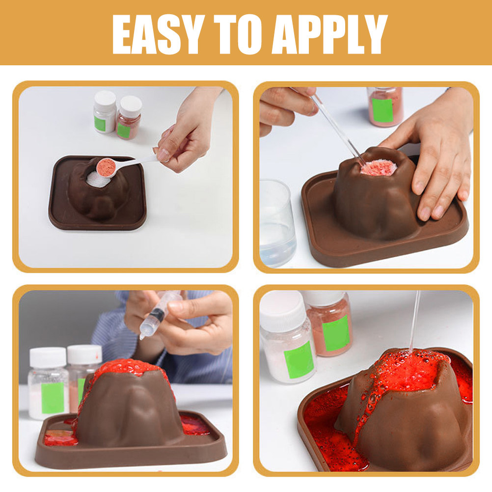 6Pcs Volcano Science Eruption  - Volcano Kit Eruption ulasan dan harga