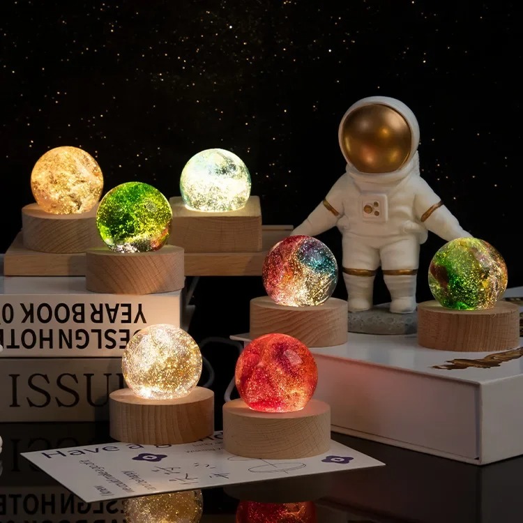 4/6/8cm Fantasy Colorful Glass - Solar System Orrery ulasan dan harga