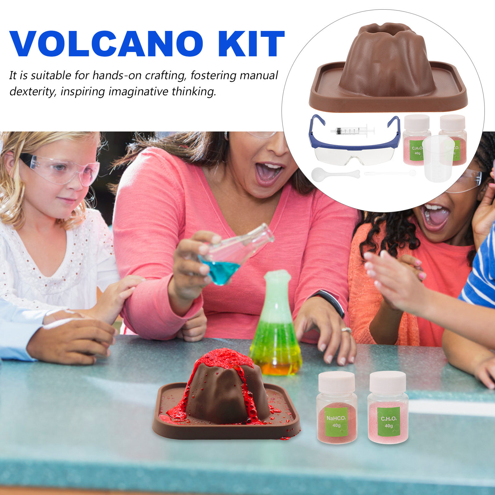 1 Set Volcano Eruptions Experi - Volcano Kit Eruption ulasan dan harga