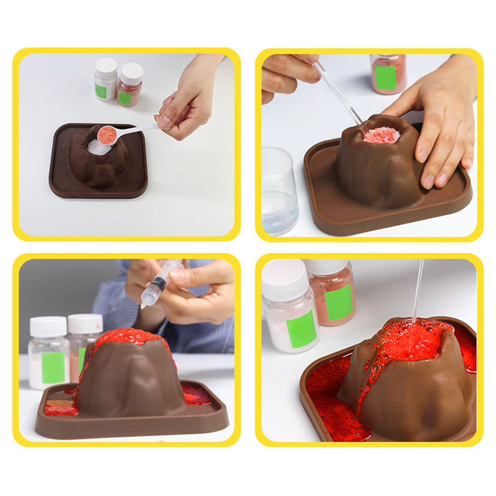 10Pcs High-Quality Volcano Sci - Volcano Kit Eruption ulasan dan harga